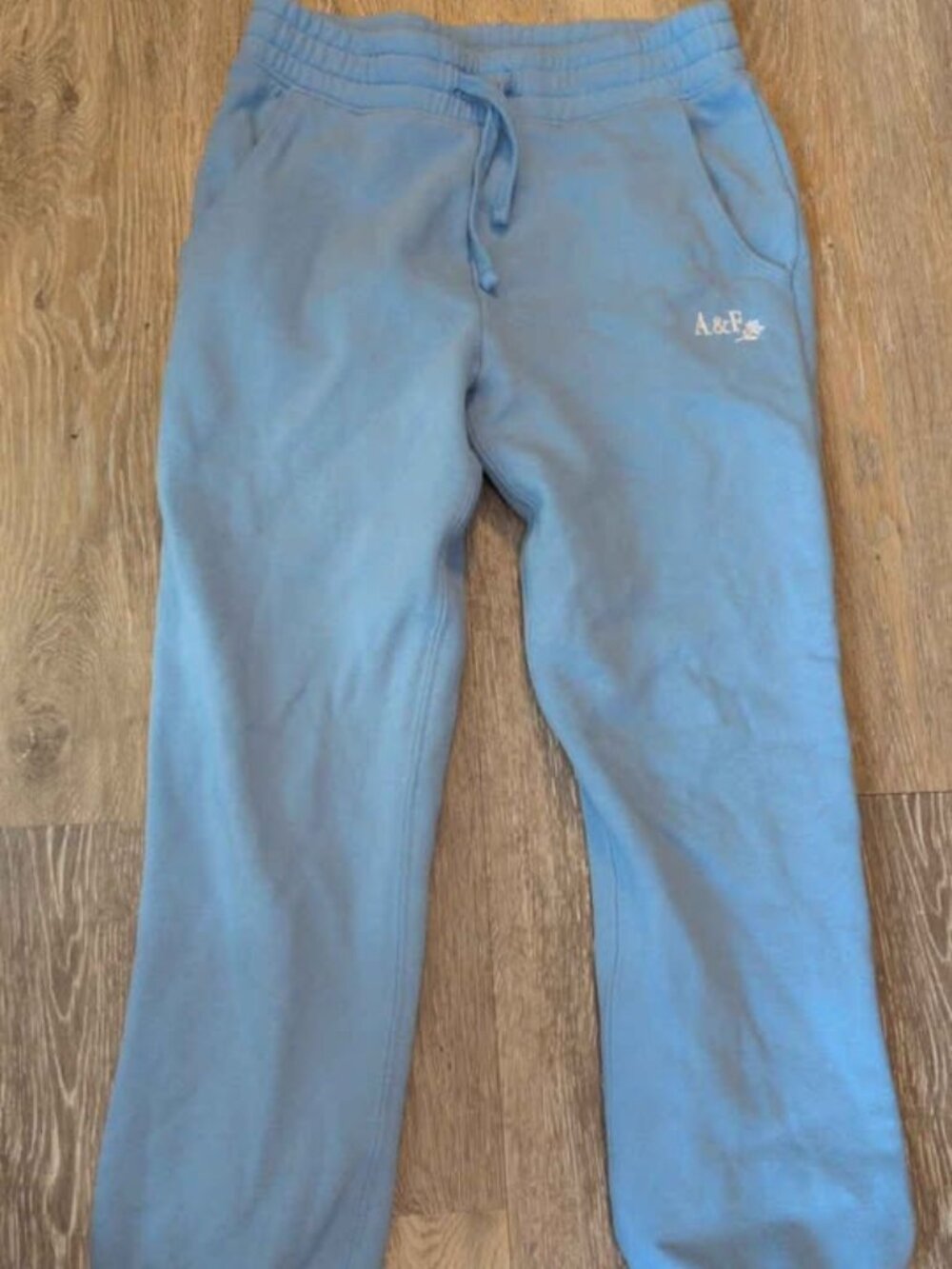Abercrombie & Fitch Light Blue Sweatpants 9/10 girls